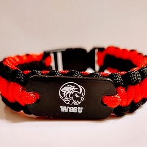WSSU Winston-Salem State Univ  Paracord Bracelet